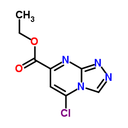 ethyl 5-chloro-[1,2,4]triazolo[4,3-a]pyrimidine-7-carboxylate Structure