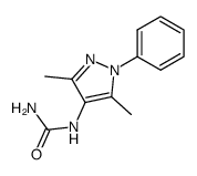 (3,5-dimethyl-1-phenyl-1H-pyrazol-4-yl)-urea Structure