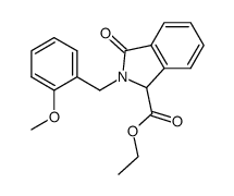 ethyl 2-(2-methoxybenzyl)-3-oxoisoindoline-1-carboxylate Structure