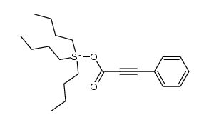 Phenylpropiolsaeure-tri-n-butylstannylester结构式