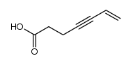 hept-6-en-4-ynoic acid Structure