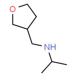 (oxolan-3-ylmethyl)(propan-2-yl)amine Structure