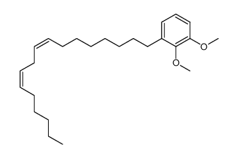 (Z,Z)-3-(heptadeca-8',11'-dienyl)-1,2-dimethoxybenzene结构式