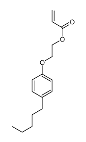 2-(4-pentylphenoxy)ethyl prop-2-enoate Structure