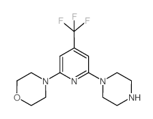 4-(6-(piperazin-1-yl)-4-(trifluoromethyl)pyridin-2-yl)Morpholine picture