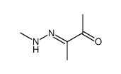 2,3-Butanedione, mono(methylhydrazone) (9CI) Structure