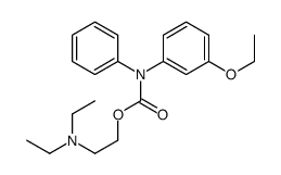 (m-Ethoxyphenyl)phenylcarbamic acid 2-(diethylamino)ethyl ester Structure