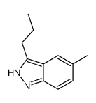 5-methyl-3-propyl-2H-indazole结构式