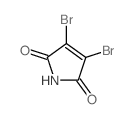 3,4-二溴-1H-吡咯-2,5-二星空app结构式