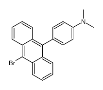 4-(10-bromoanthracen-9-yl)-N,N-dimethylaniline结构式