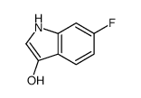 1H-Indol-3-ol,6-fluoro-(9CI) structure