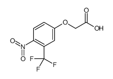 2-[4-nitro-3-(trifluoromethyl)phenoxy]acetic acid Structure