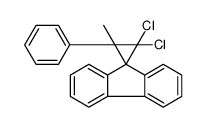 1,1-dichloro-3-methyl-3-phenylspiro[cyclopropane-2,9'-fluorene]结构式