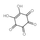 5,6-dihydroxycyclohex-5-ene-1,2,3,4-tetraone Structure