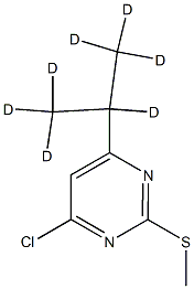 4-Chloro-2-methylthio-6-(iso-propyl-d7)-pyrimidine图片