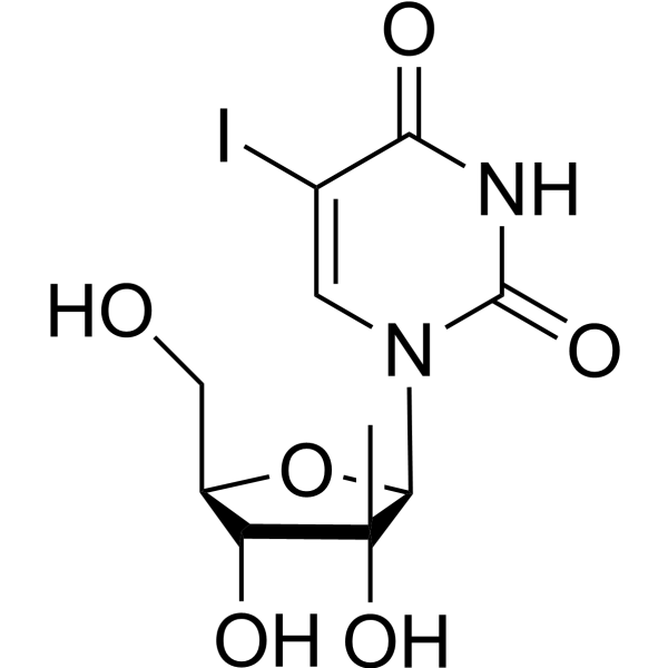 5-Iodo-2'-C-Methyl uridine结构式