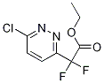 ethyl 2-(6-chloropyridazin-3-yl)-2,2-difluoroacetate Structure