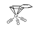 TRICARBONYL(NAPHTHALENE)CHROMIUM Structure