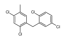 1,5-dichloro-2-[(2,5-dichlorophenyl)methyl]-4-methylbenzene Structure