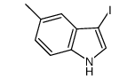 3-碘-5-甲基-1H-吲哚结构式