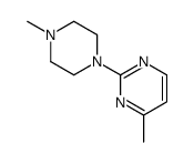 4-methyl-2-(4-methylpiperazin-1-yl)pyrimidine结构式