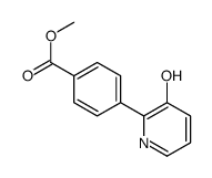 methyl 4-(3-hydroxypyridin-2-yl)benzoate结构式