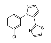 2-(1-(3-CHLOROPHENYL)-1H-PYRAZOL-5-YL)THIAZOLE picture