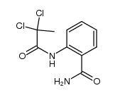 2-(α,α-Dichloropropionyl)aminobenzamide结构式