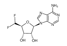 (2R,3R,4S,5S)-2-(6-aminopurin-9-yl)-5-(difluoromethyl)oxolane-3,4-diol picture