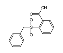 2-(benzylsulfonyl)benzoic acid Structure