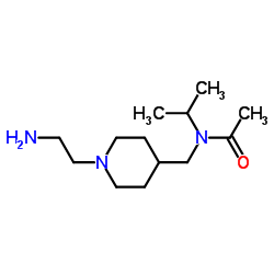 N-{[1-(2-Aminoethyl)-4-piperidinyl]methyl}-N-isopropylacetamide Structure