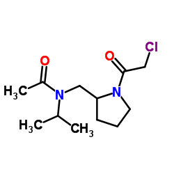 N-{[1-(Chloroacetyl)-2-pyrrolidinyl]methyl}-N-isopropylacetamide结构式