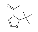 Thiazole,3-acetyl-2-(1,1-dimethylethyl)-2,3-dihydro- (9CI) structure