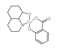 Copper, [2-(hydroxy-kO)benzoato-kO](8-quinolinolato-kN1,kO8)-结构式