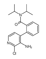 N,N-Diisopropyl-2-(3-amino-2-chloro-4-pyridyl)benzamide结构式