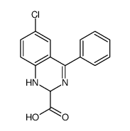 6-chloro-4-phenyl-1,2-dihydroquinazoline-2-carboxylic acid Structure