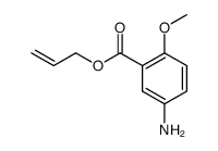 Benzoic acid, 5-amino-2-methoxy-, 2-propenyl ester (9CI) Structure