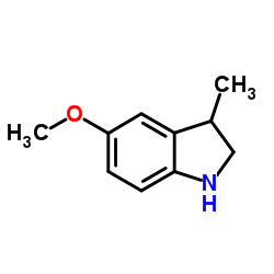 5-Methoxy-3-methylindoline Structure