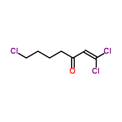 1,1,7-Trichloro-1-hepten-3-one structure