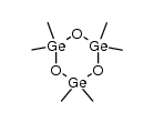 2,2,4,4,6,6-hexamethyl-1,3,5-trioxa-2,4,6-trigermacyclohexane结构式