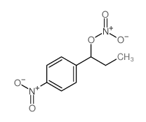 Benzenemethanol, a-ethyl-4-nitro-, 1-nitrate Structure