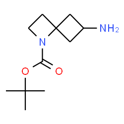 反式6-氨基-1-boc-1-氮杂螺[3.3]庚烷结构式