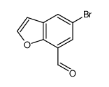 5-bromo-1-benzofuran-7-carbaldehyde Structure