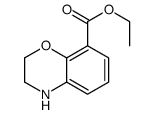 ethyl 3,4-dihydro-2H-1,4-benzoxazine-8-carboxylate Structure