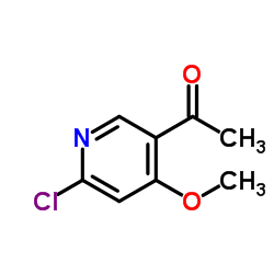 1-(6-Chloro-4-methoxy-3-pyridinyl)ethanone图片