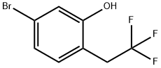 5-溴-2-(2,2,2-三氟乙基)苯酚结构式