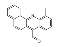 Benz(c)acridine-7-carboxaldehyde, 11-methyl-结构式