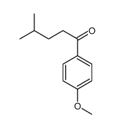 1-(4-methoxyphenyl)-4-methylpentan-1-one Structure