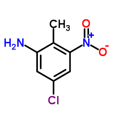 2-氨基-4-氯-6-硝基甲苯结构式