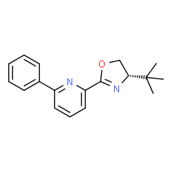 (S)-4-(tert-Butyl)-2-(6-phenylpyridin-2-yl)-4,5-dihydrooxazole picture